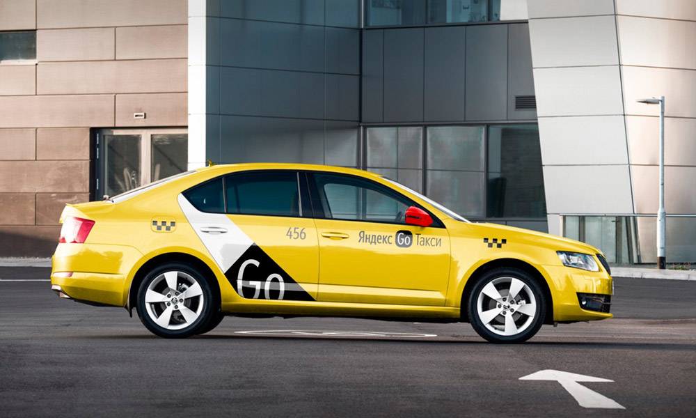 Реклама в такси Витебска