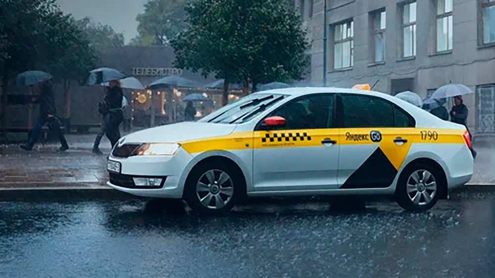 Реклама в такси Бреста