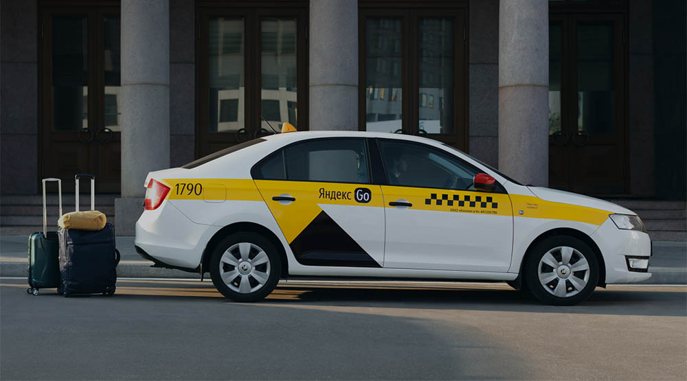 Реклама в такси Гродно